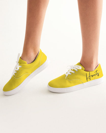Hornbeck Hornets - Women's Lace Up Canvas Shoe - EN