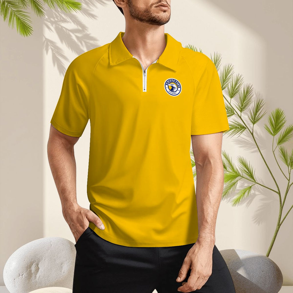 Bridgewater Academy Zip Polo Shirt - Eagles Nest