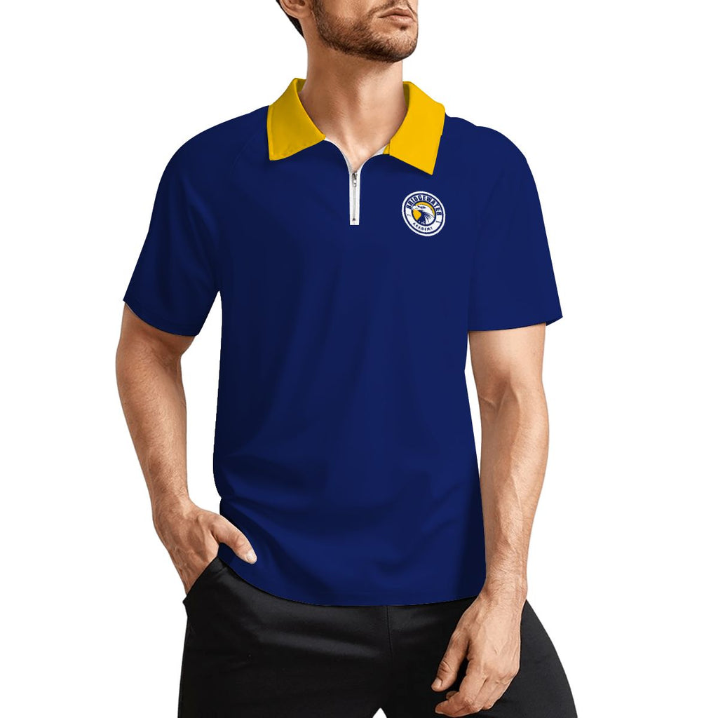 Bridgewater Academy Zip Polo Shirt - Eagles Nest