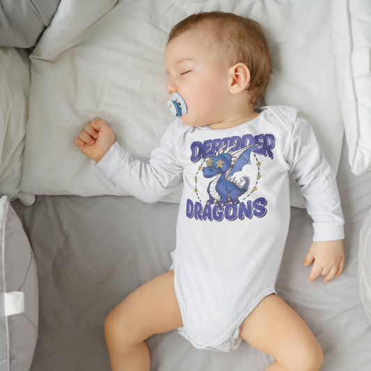 Deridder Stars - Infant Long Sleeve Onesie - Rabbit Skins