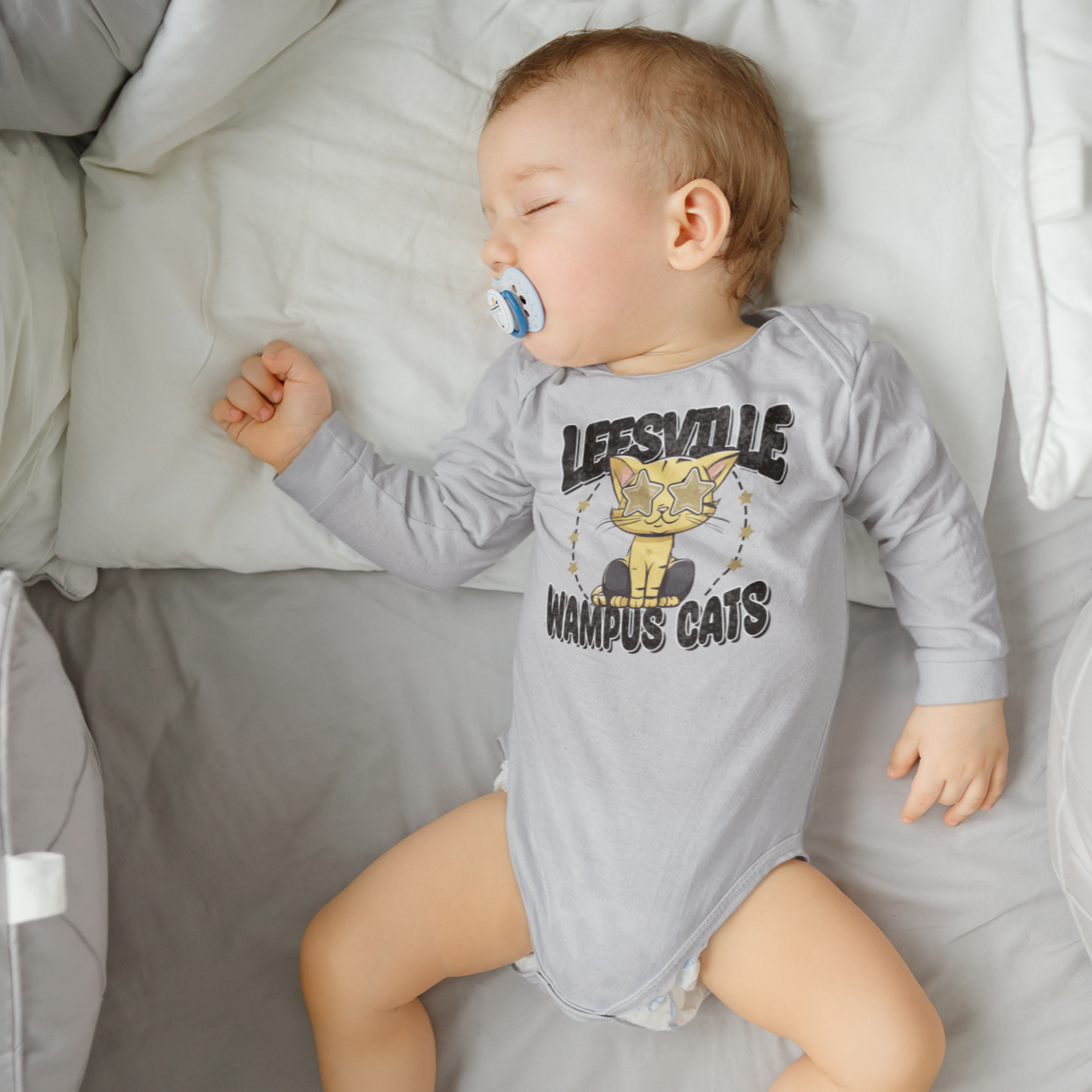 Leesville Stars - Infant Long Sleeve Onesie - Rabbit Skins