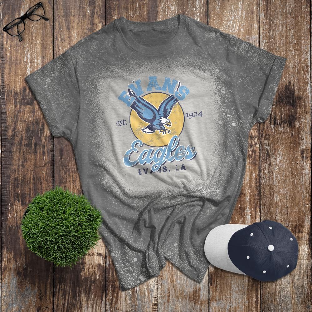 Evans Eagles Bleached Adult Tee