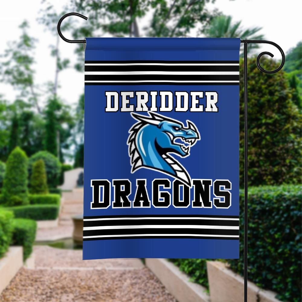 Deridder Dragons Garden Flag