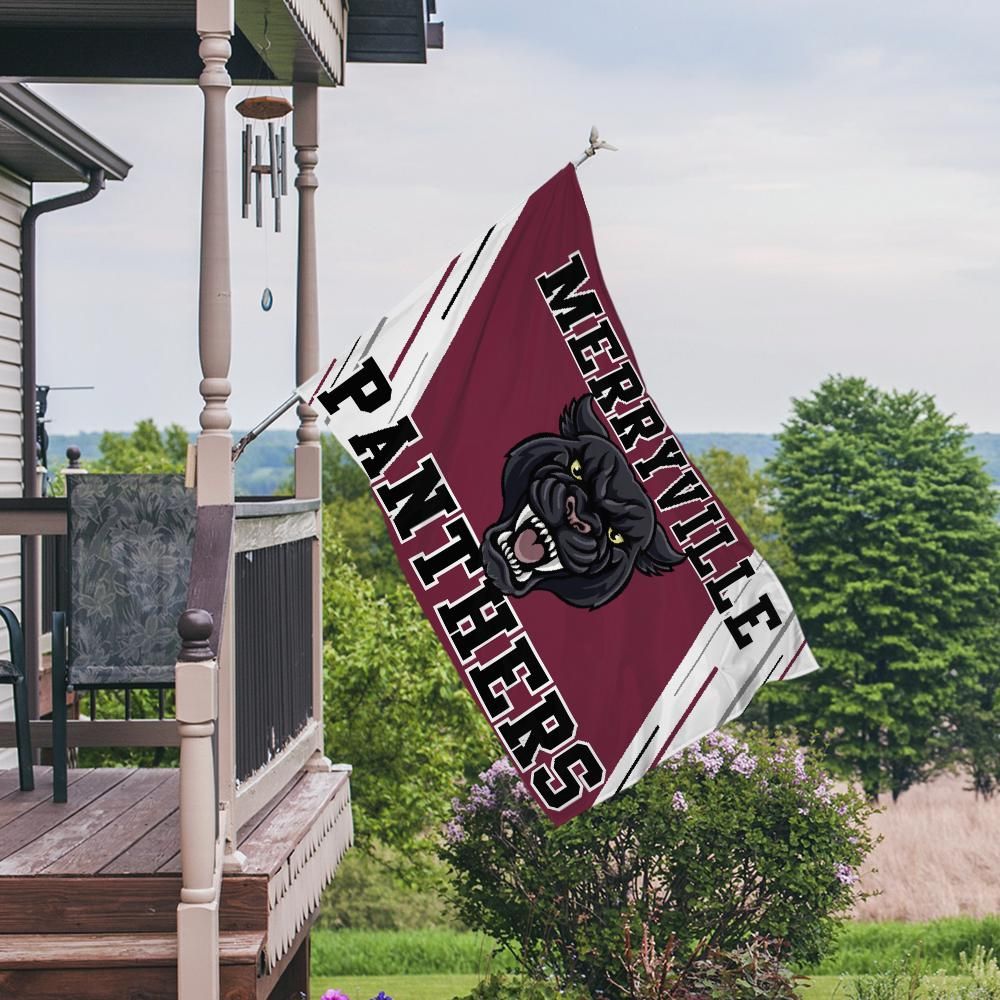 Merryville Panthers Horizontal House Flag