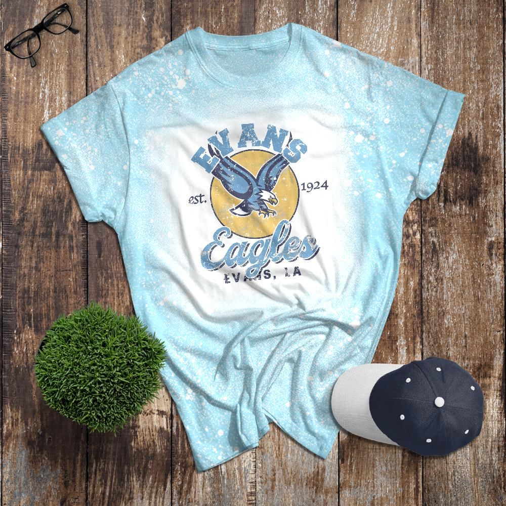 Evans Eagles Bleached Adult Tee