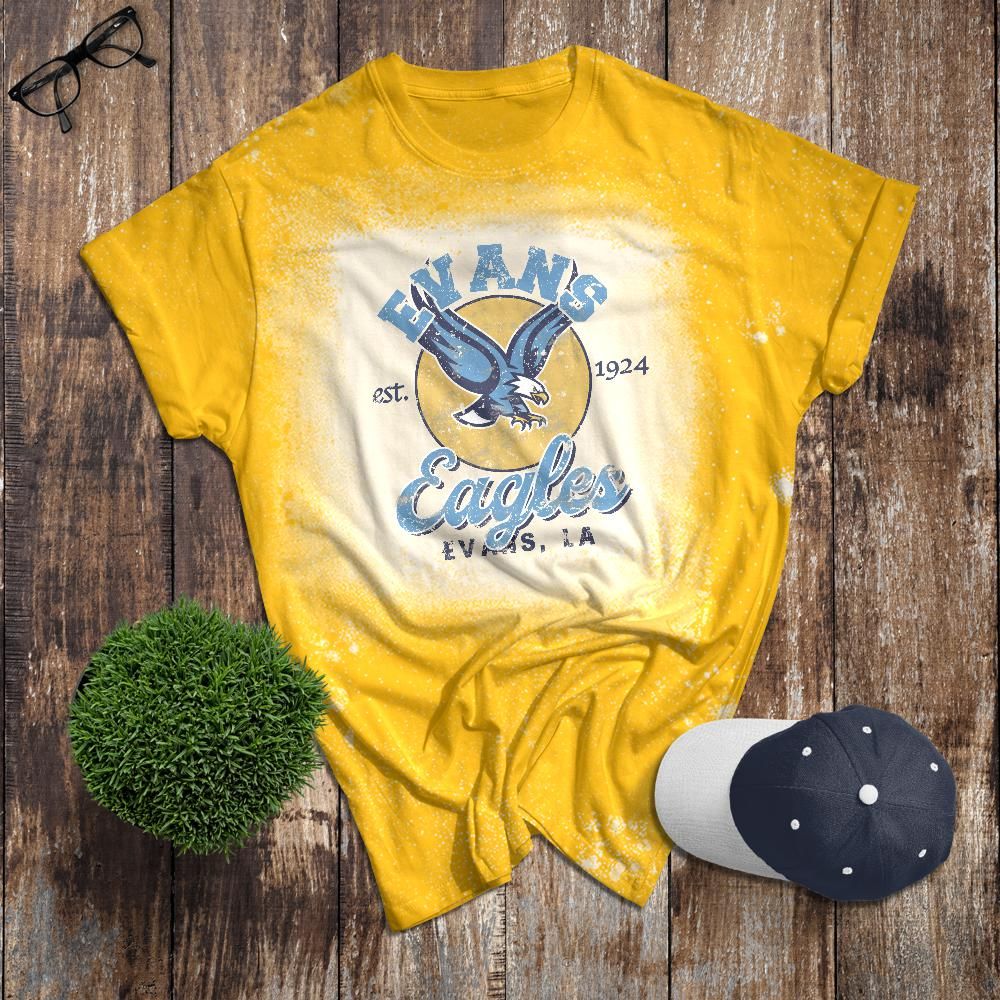 Evans Eagles Bleached Adult Tee