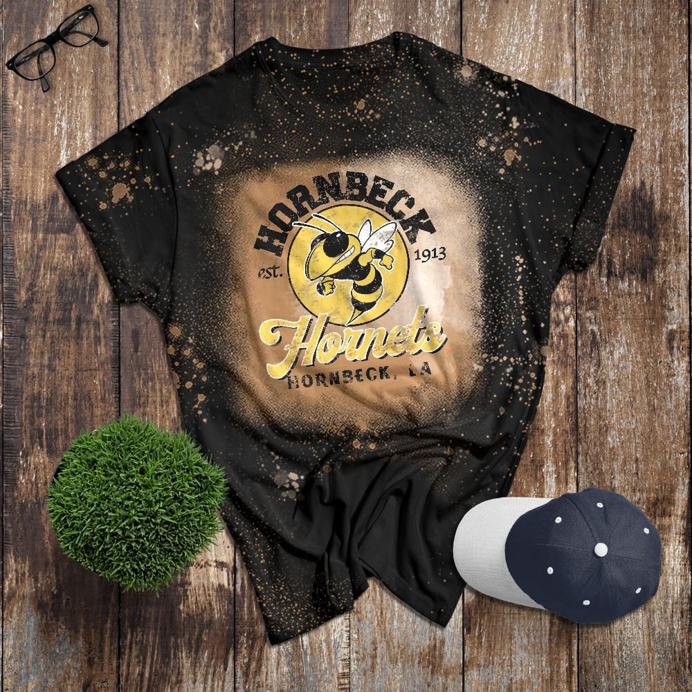 Hornbeck Hornets Vintage Bleached Adult Tee