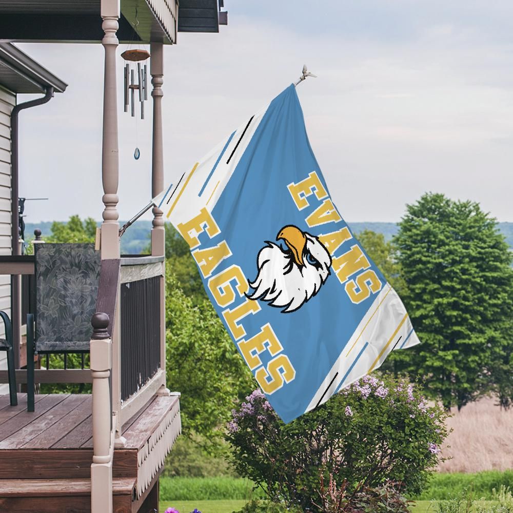 Evans Eagles Horizontal House Flags