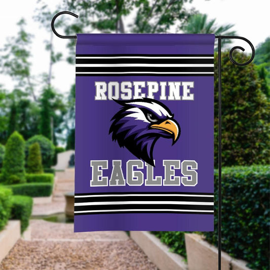 Rosepine Eagles Garden Flag