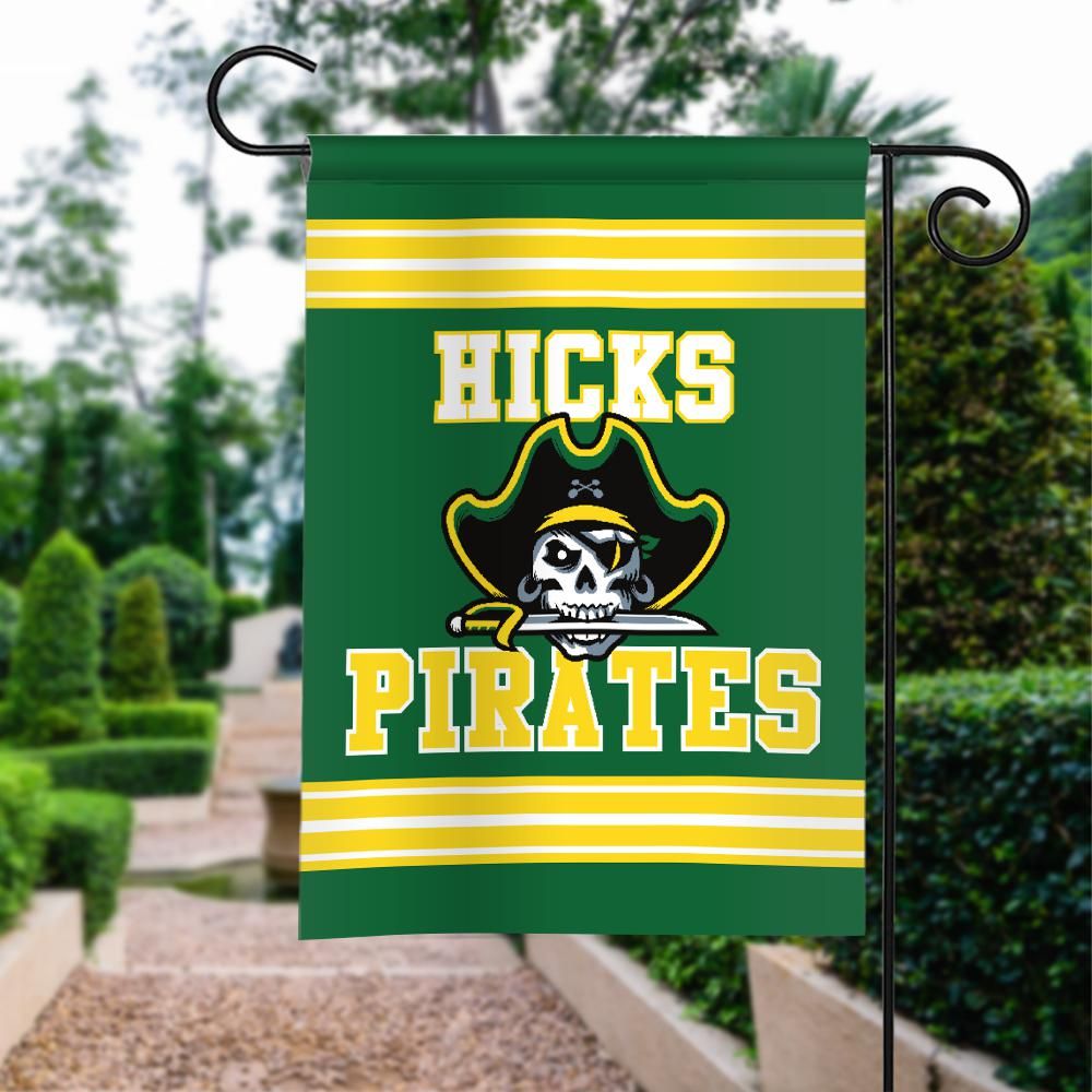 Hicks Pirates Garden Flag