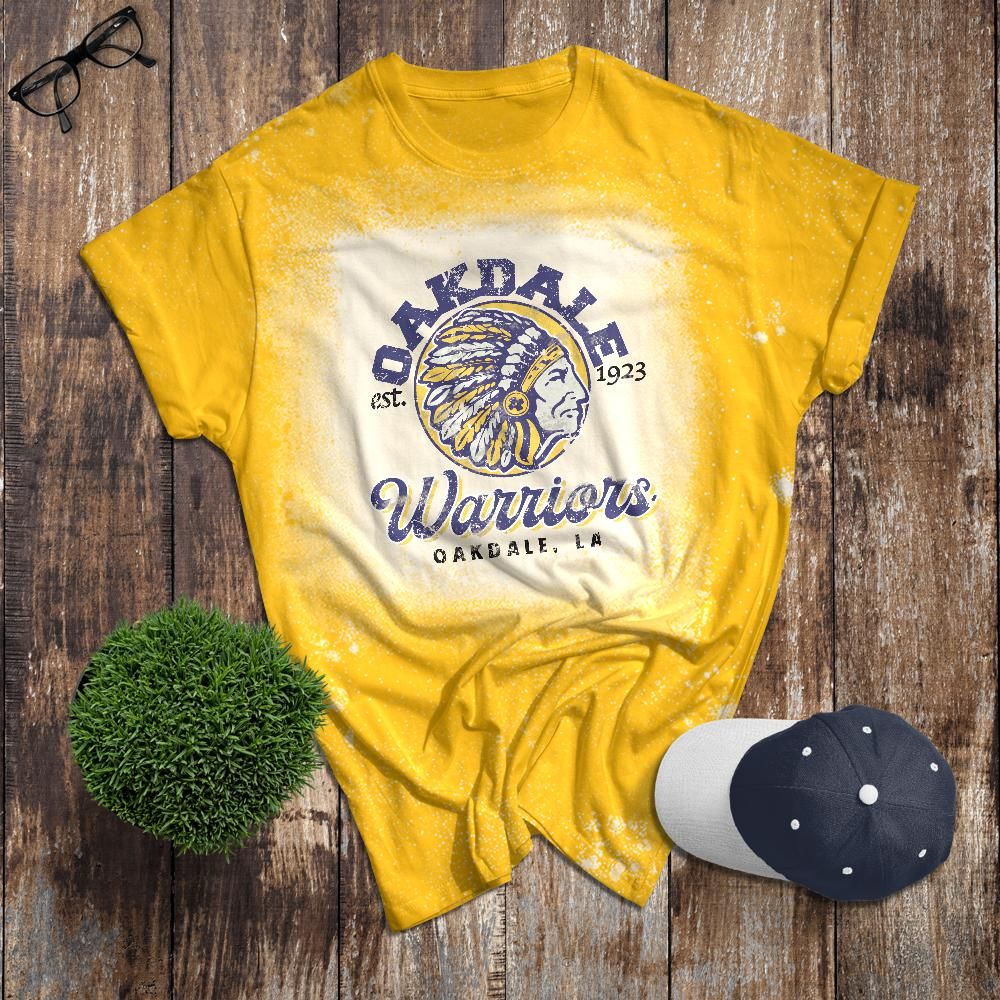 Oakdale Warriors Vintage Bleached Adult Tee