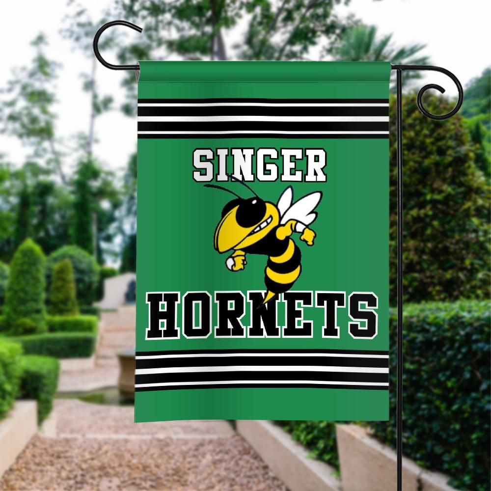 Singer Hornets Garden Flag