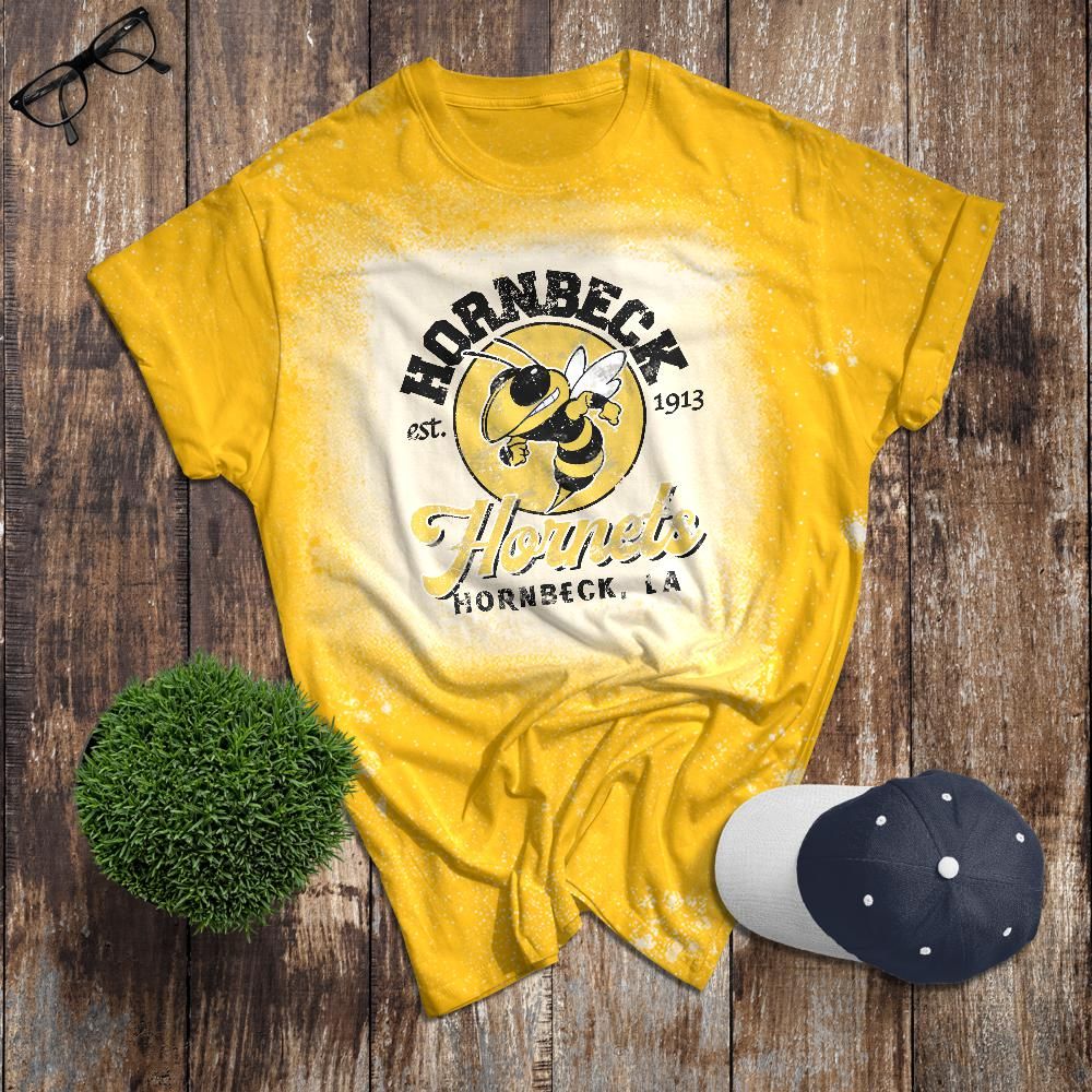 Hornbeck Hornets Vintage Bleached Adult Tee