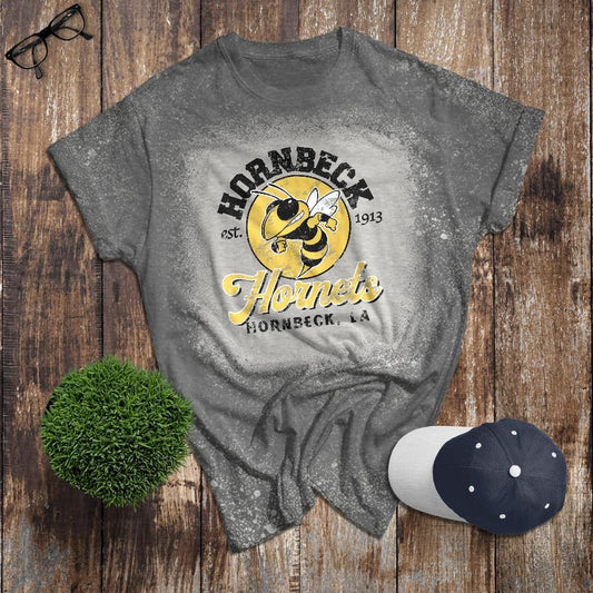 Hornbeck Hornets Vintage Bleached Adult Tee