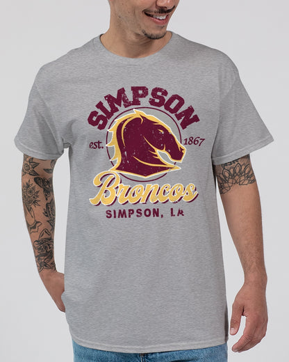 Simpson Broncos Vintage - Unisex Ultra Cotton T-Shirt - Gildan