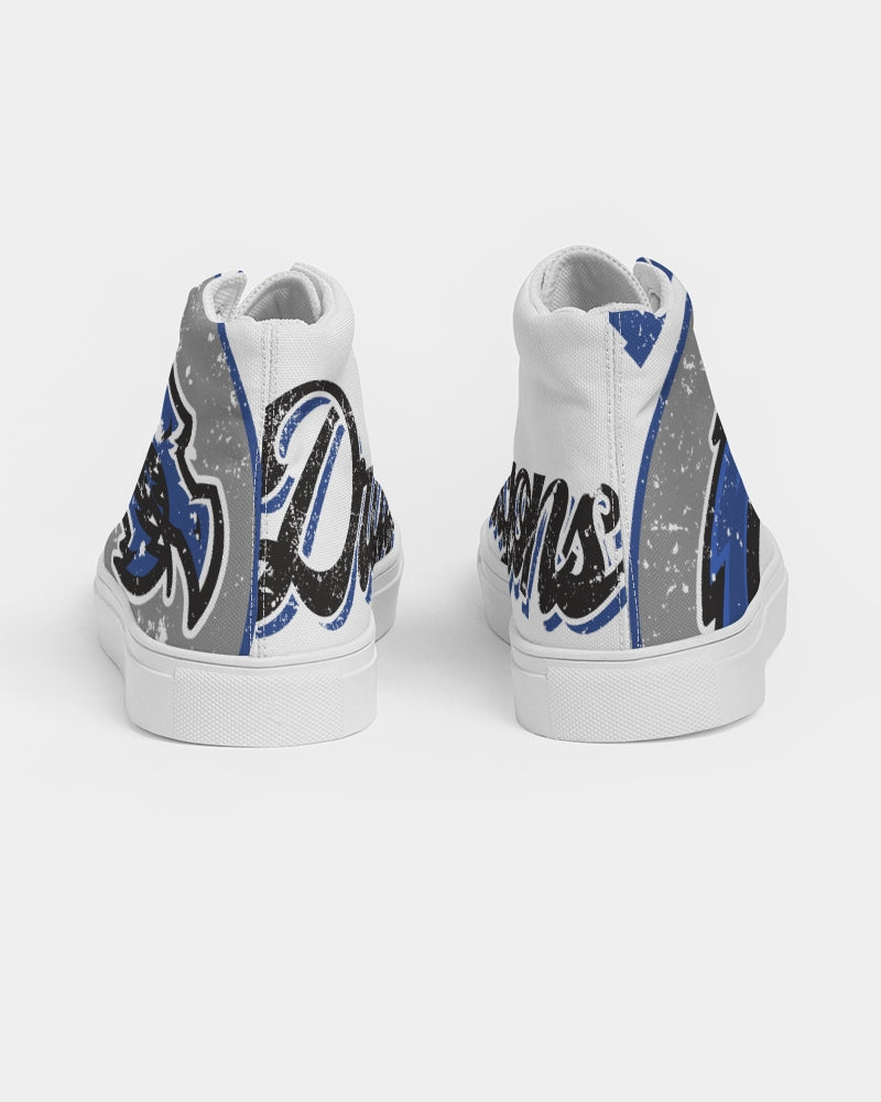 Deridder Dragons Vintage - Women's Hightop Canvas Shoe - EN