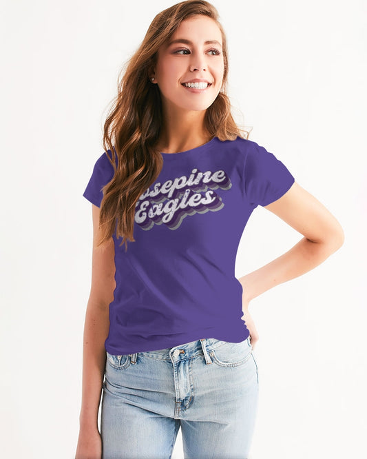 Retro Rosepine Eagle Vibes - Women's Tee - EN