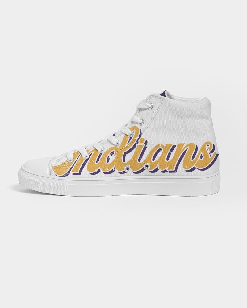 Anacoco Indians Vintage - Women's Hightop Canvas Shoe - EN