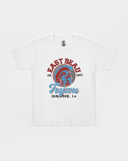 East Beau Trojans Vintage - Heavy Cotton Youth T-Shirt - Gildan