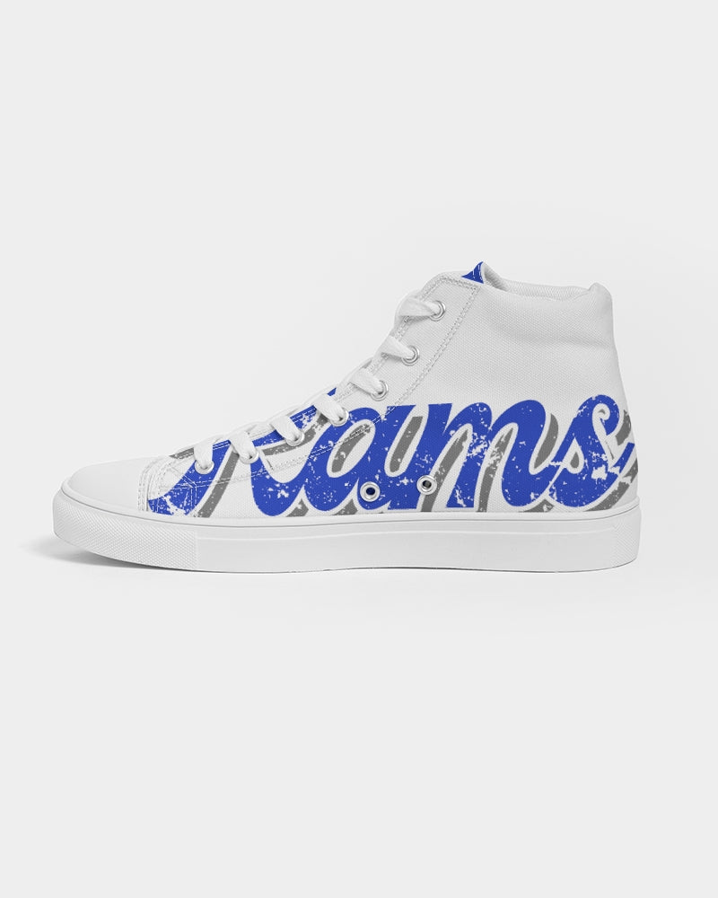 Oak Hill Vintage Rams - Women's Hightop Canvas Shoe - EN