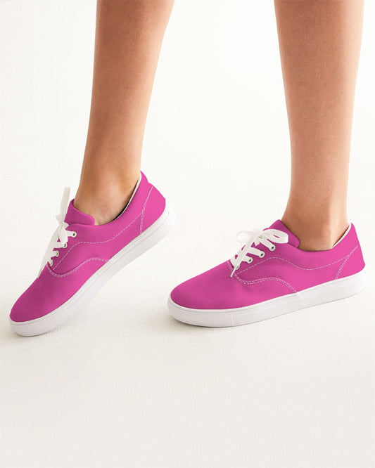 Pink Out - Women's Lace Up Canvas Shoe - EN