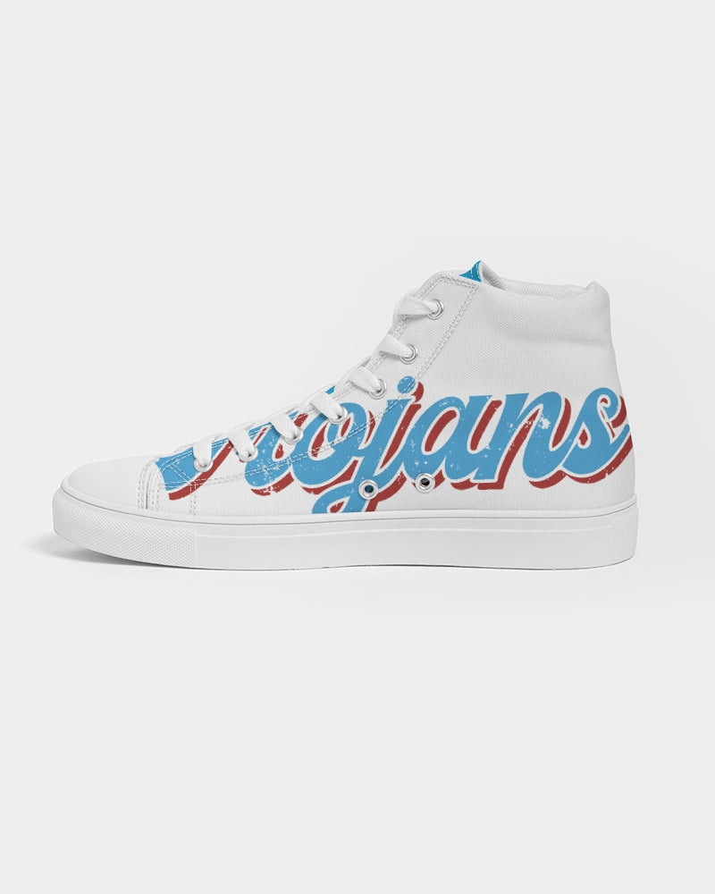 East Beau Trojans Vintage - Women's Hightop Canvas Shoe - EN