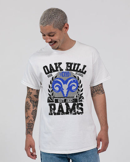 Oak Hill Rams Academic Vintage - Unisex Ultra Cotton T-Shirt - Gildan