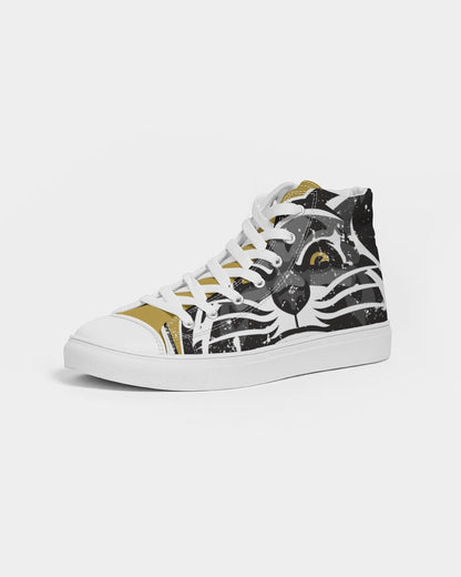 Leesville Wampus Cats Vintage -  Women's Hightop Canvas Shoe - EN