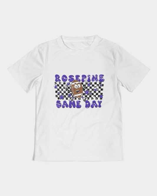 Retro Rosepine Eagle Football Fan - Kid's Tee - EN