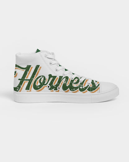 Plainview Hornets Vintage - Women's Hightop Canvas Shoe - EN