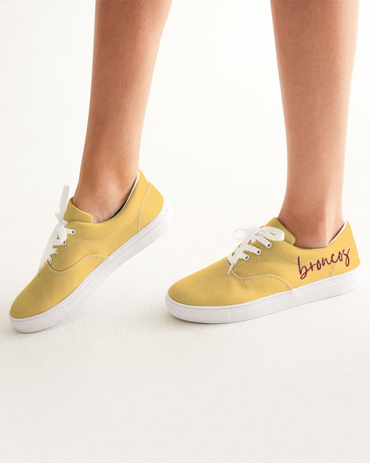 Simpson Broncos - Women's Lace Up Canvas Shoe - EN