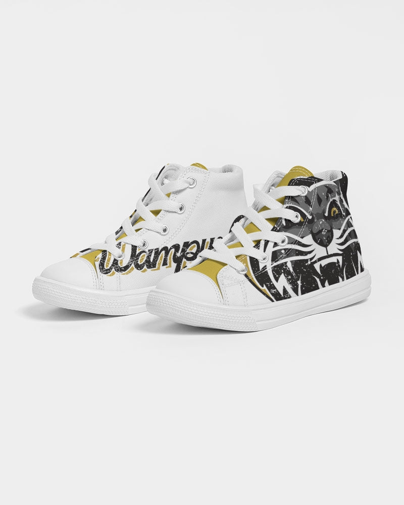 Leesville Wampus Cats Vintage - Kids Hightop Canvas Shoe - EN