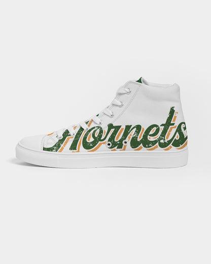 Plainview Hornets Vintage - Men's Hightop Canvas Shoe - EN