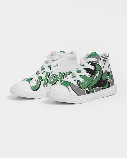 Singer Hornets Vintage - Kids Hightop Canvas Shoe - EN