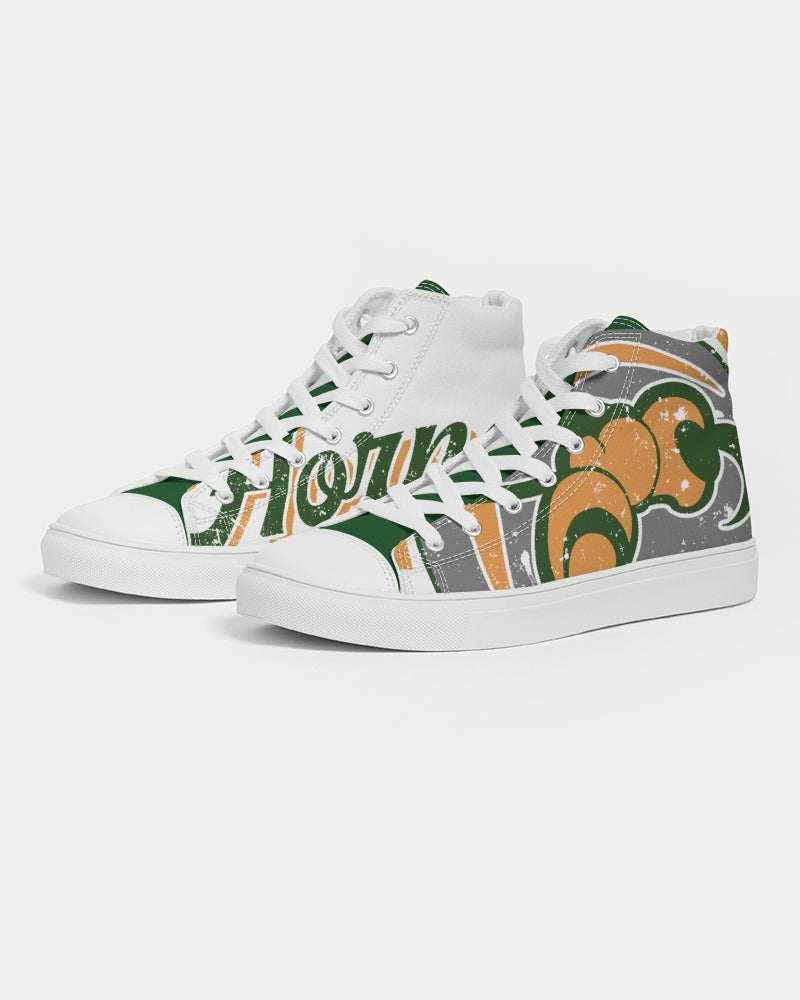 Plainview Hornets Vintage - Men's Hightop Canvas Shoe - EN