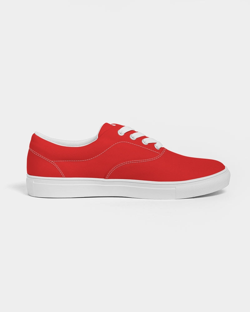 Pickering Red Devils - Women's Lace Up Canvas Shoe - EN