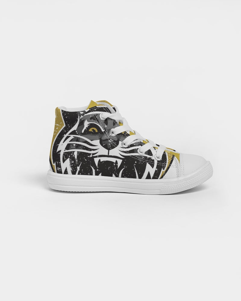 Leesville Wampus Cats Vintage - Kids Hightop Canvas Shoe - EN