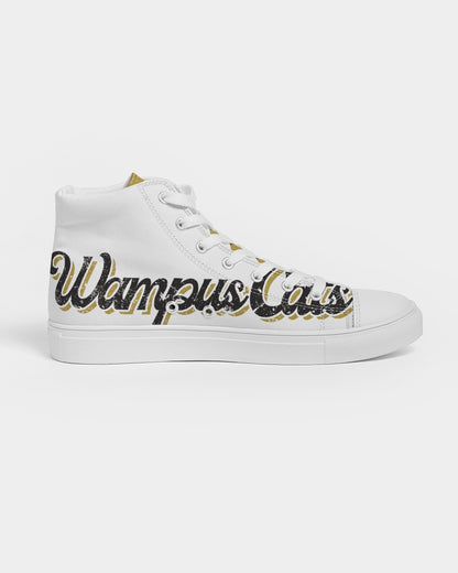 Leesville Wampus Cats Vintage -  Women's Hightop Canvas Shoe - EN