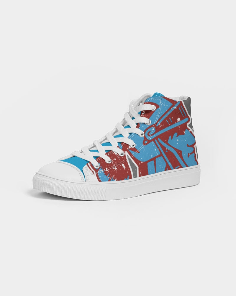 East Beau Trojans Vintage - Women's Hightop Canvas Shoe - EN