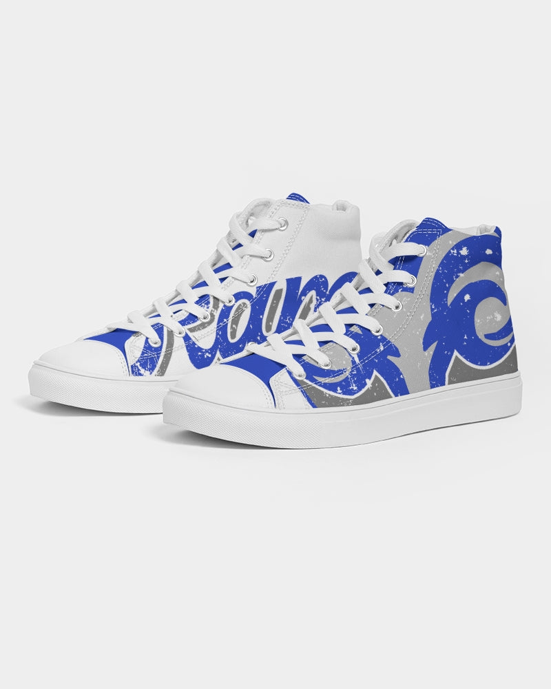 Oak Hill Vintage Rams - Women's Hightop Canvas Shoe - EN