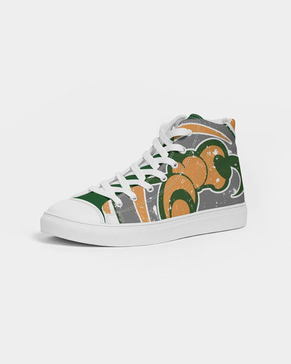 Plainview Hornets Vintage - Men's Hightop Canvas Shoe - EN