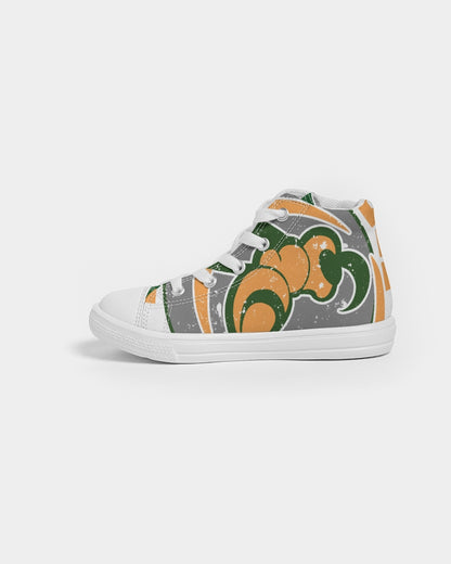 Plainview Hornets Vintage - Kids Hightop Canvas Shoe - EN