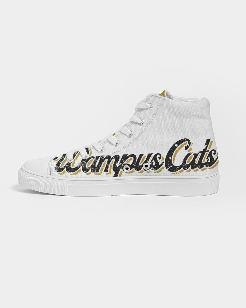 Leesville Wampus Cats Vintage -  Women's Hightop Canvas Shoe - EN