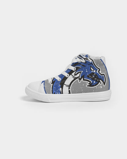 Deridder Dragons Vintage - Kids Hightop Canvas Shoe - EN