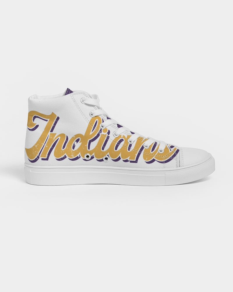 Anacoco Indians Vintage - Women's Hightop Canvas Shoe - EN