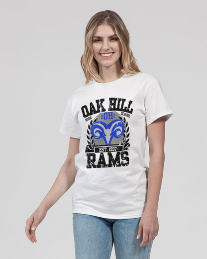 Oak Hill Rams Academic Vintage - Unisex Ultra Cotton T-Shirt - Gildan