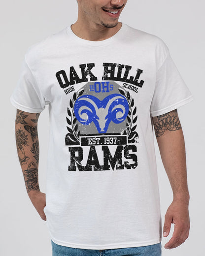 Oak Hill Rams Academic Vintage - Unisex Ultra Cotton T-Shirt - Gildan