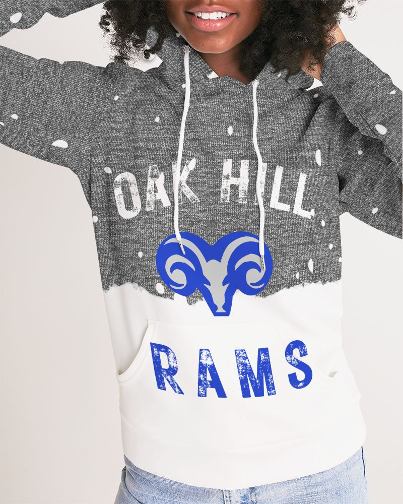 Oak Hill Rams - Bleached Women's Hoodie - EN