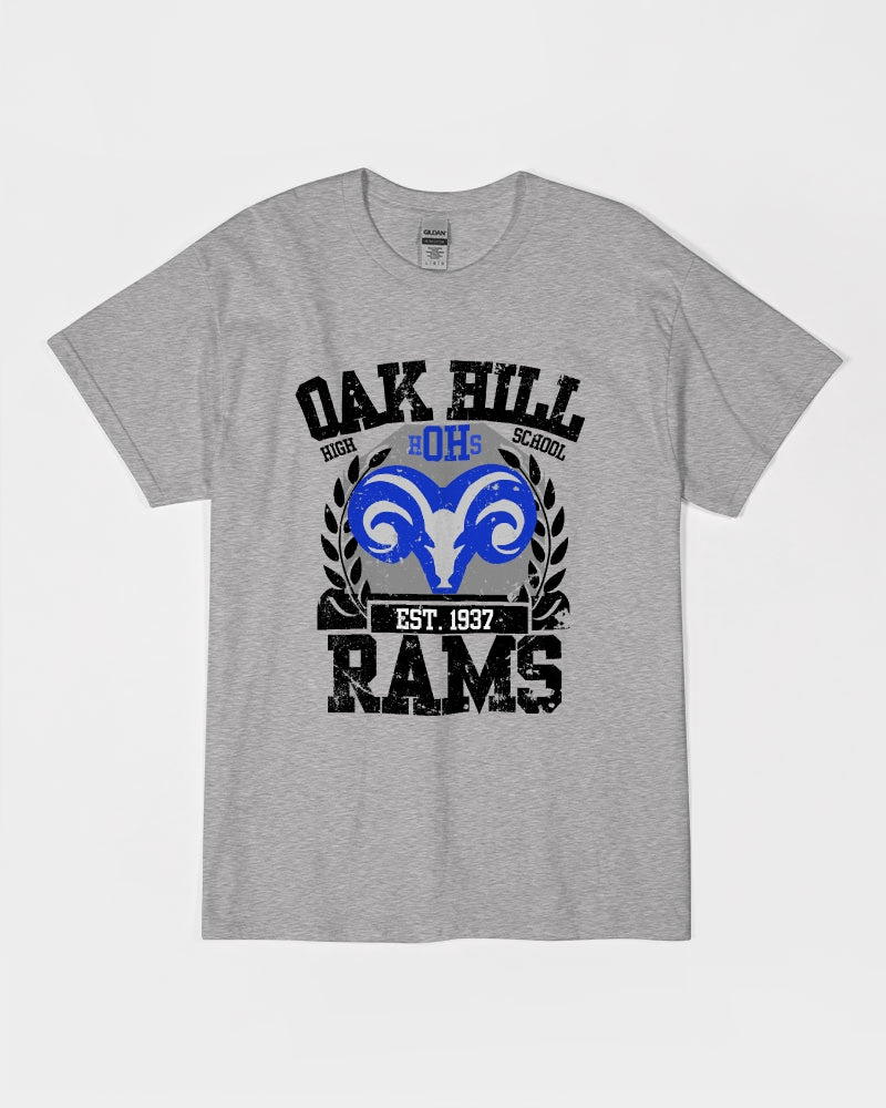 Oak Hill Rams Academic Vintage - Unisex Ultra Cotton T-Shirt - Gildan