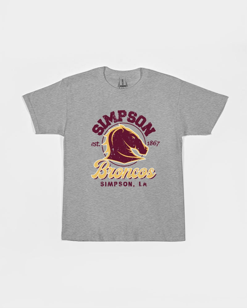 Simpson Broncos Vintage - Heavy Cotton Youth T-Shirt - Gildan